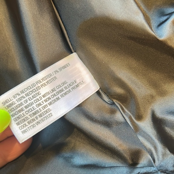 Wild Fable fit and flare magic moves widow Black satin Mini Dress XL New - Picture 4 of 7